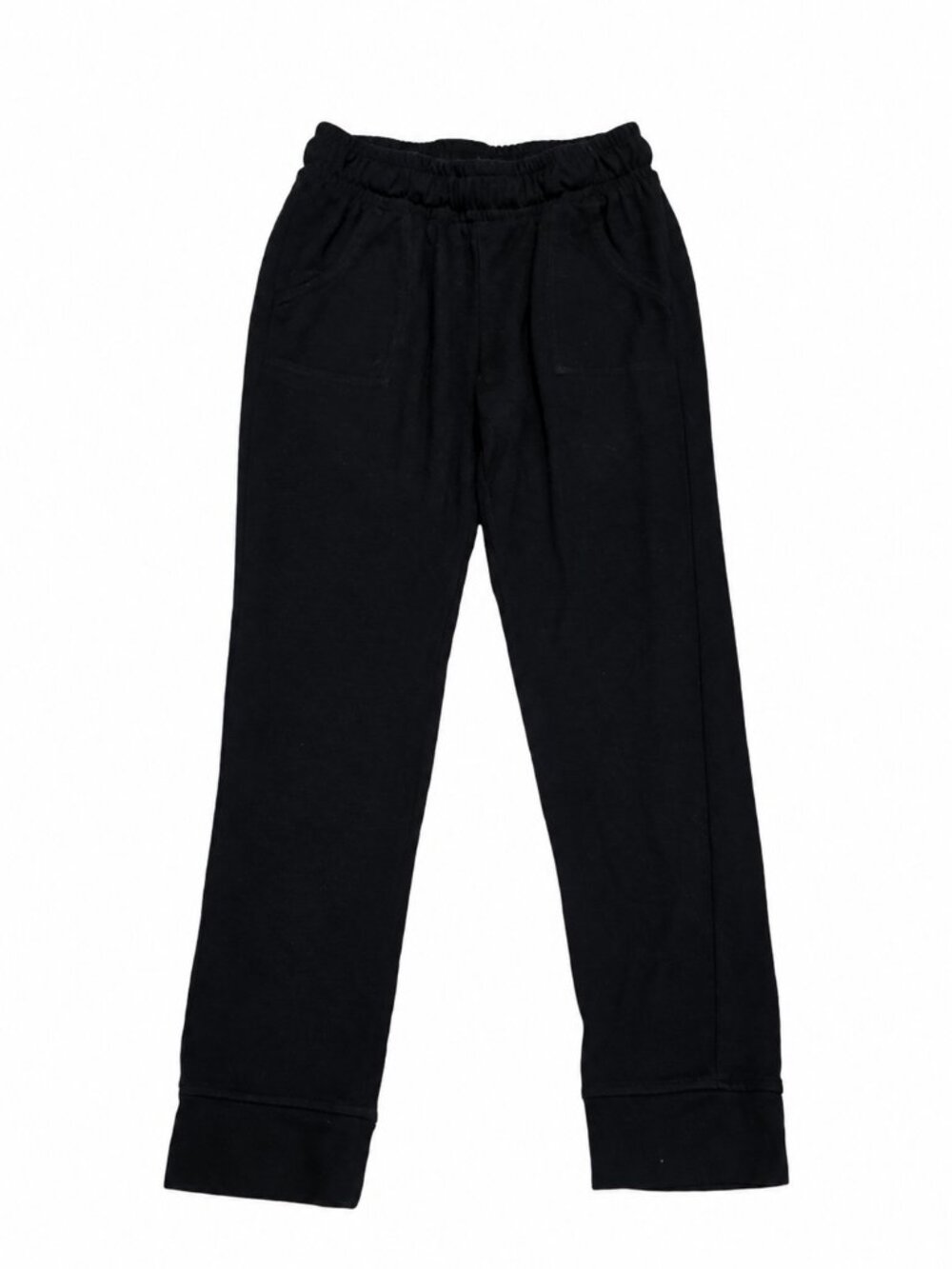 Cat & Jack Girls Black Jogger Sweatpants Elastic Waist Pockets Size 5T